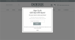 Desktop Screenshot of doerrfurniture.com