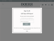 Tablet Screenshot of doerrfurniture.com